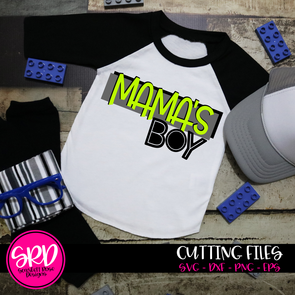 Download Mama S Boy Svg Cut File Scarlett Rose Designs