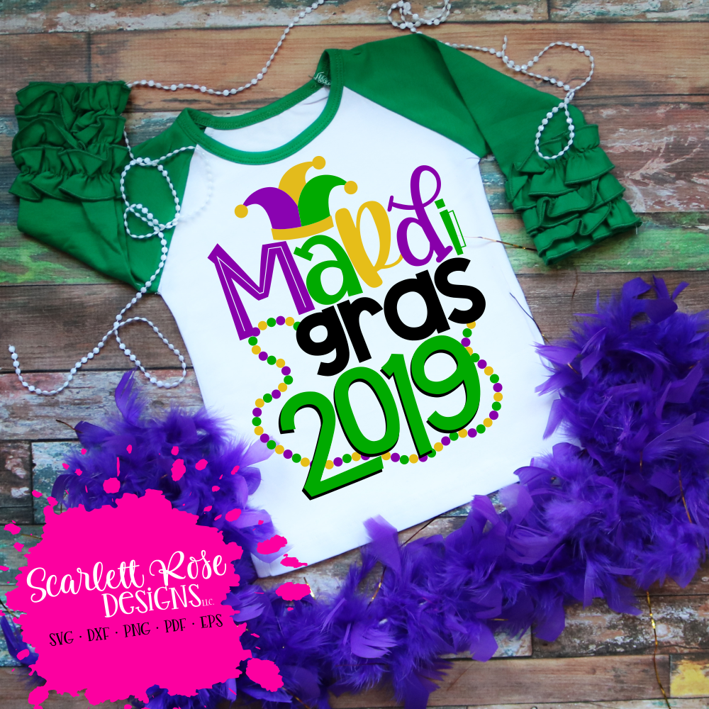 Download Mardi Gras Svg Dxf Mardi Gras 2019 Svg Scarlett Rose Designs