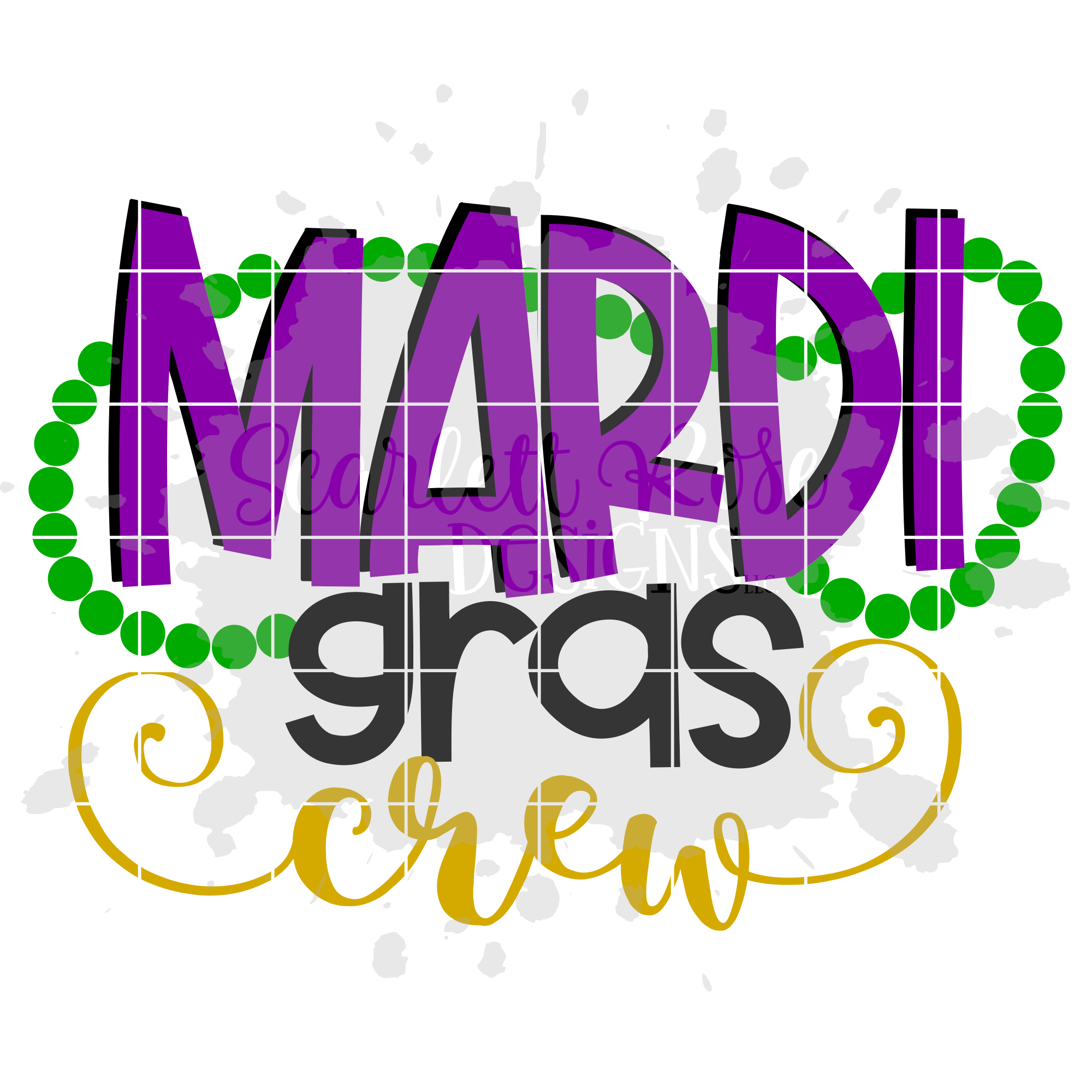 Download Mardi Gras SVG, DXF, Mardi Gras Crew SVG - Scarlett Rose ...