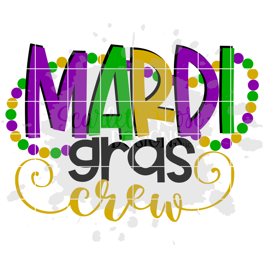 Download Mardi Gras SVG Designs -Scarlett Rose Designs