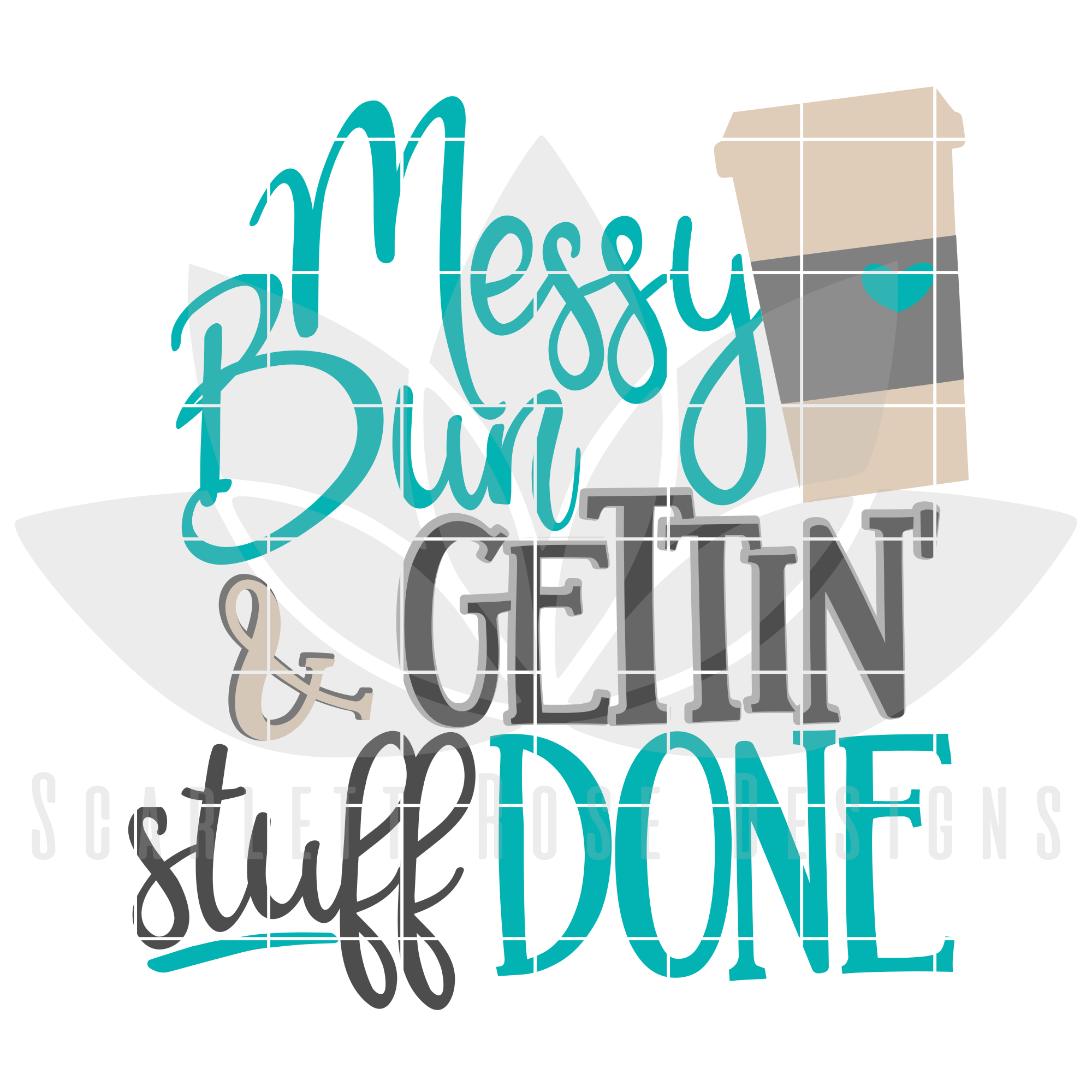 Download Messy Bun and Gettin Stuff Done SVG cut file - Scarlett ...