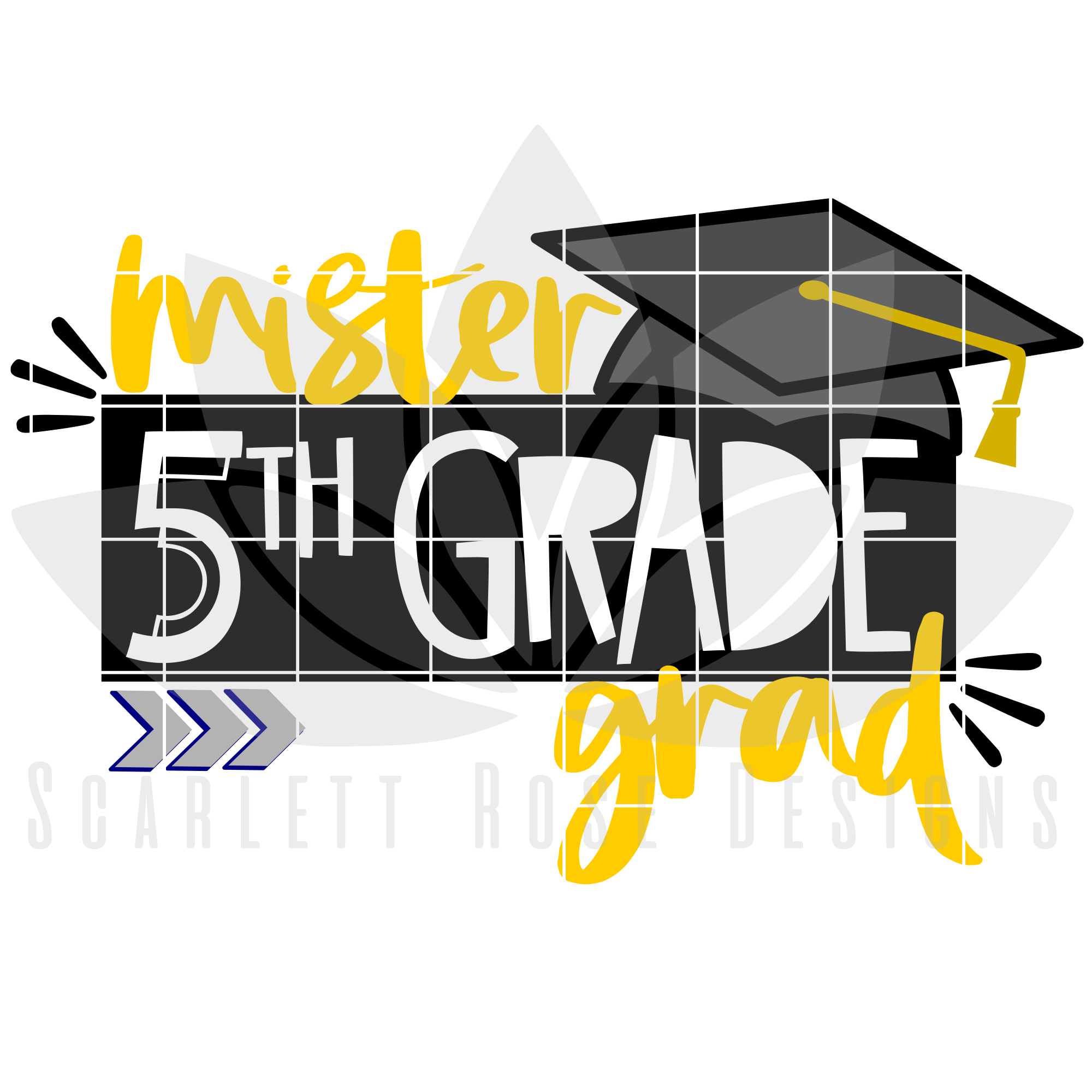 Download School SVG - Mister 5th Grade Grad SVG cut file - Scarlett Rose Designs