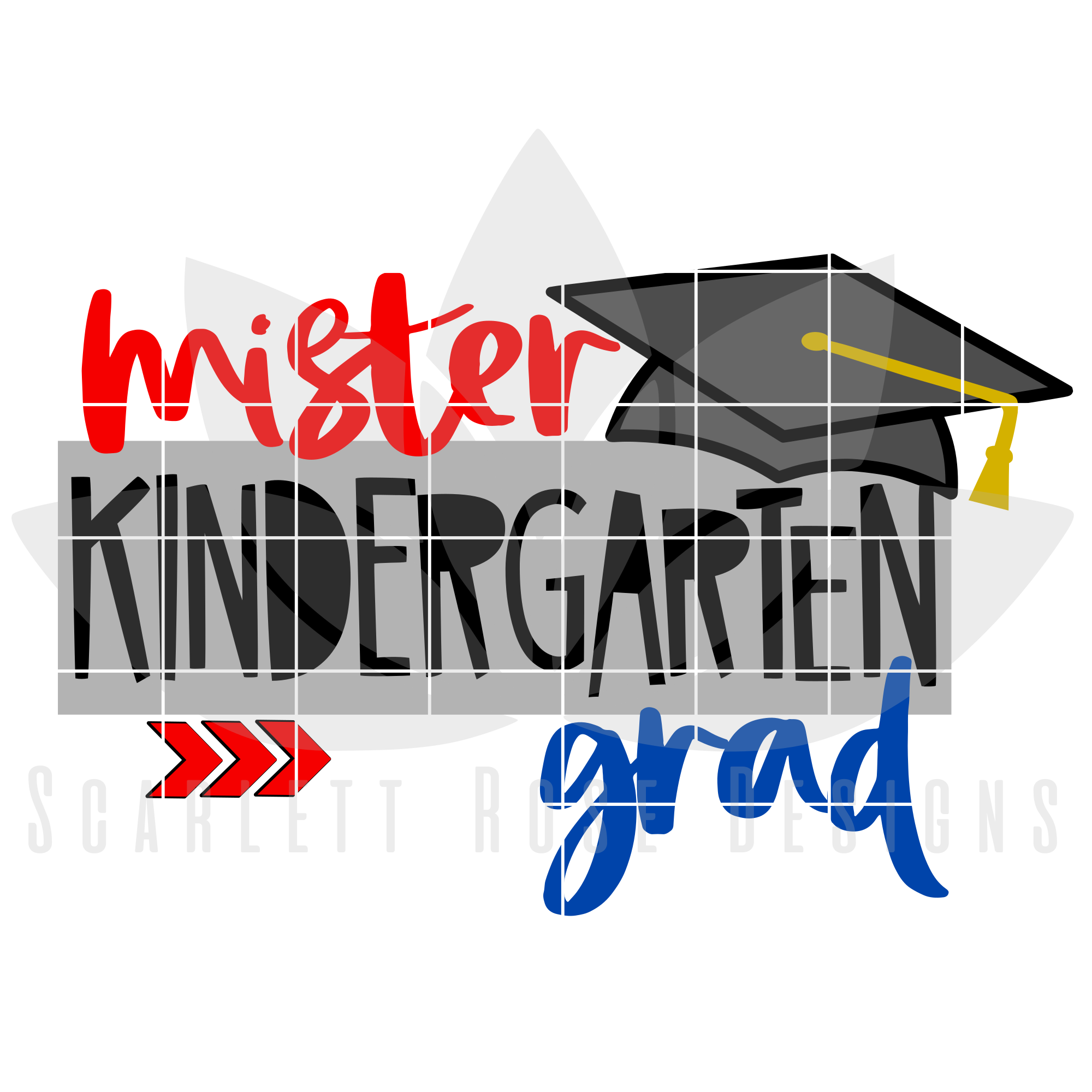 Download School Svg Mister Kindergarten Grad Svg Cut File Scarlett Rose Designs