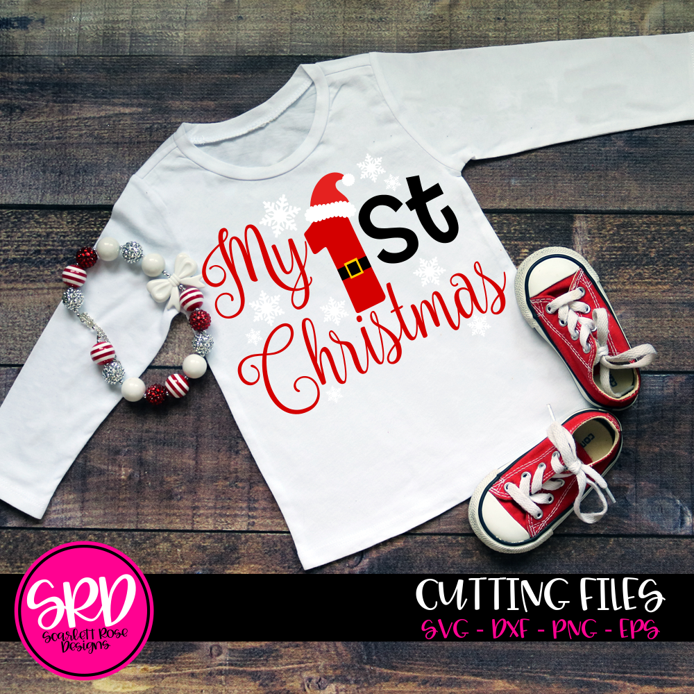 Download Christmas SVG, My First Christmas, Santa Claus cut file ...