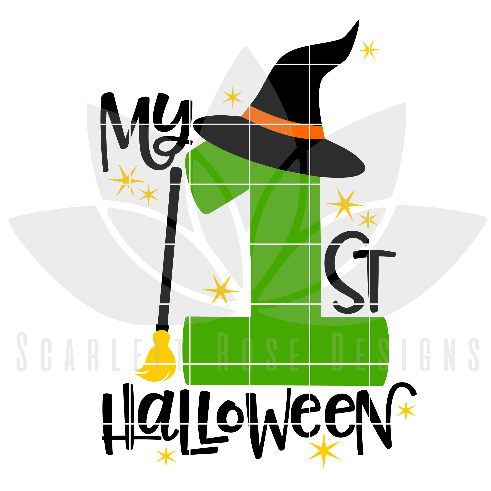 Download My First Halloween SVG, DXF cut file - Scarlett Rose Designs