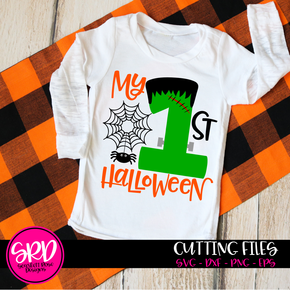 My First Halloween Svg Dxf Cut File Scarlett Rose Designs