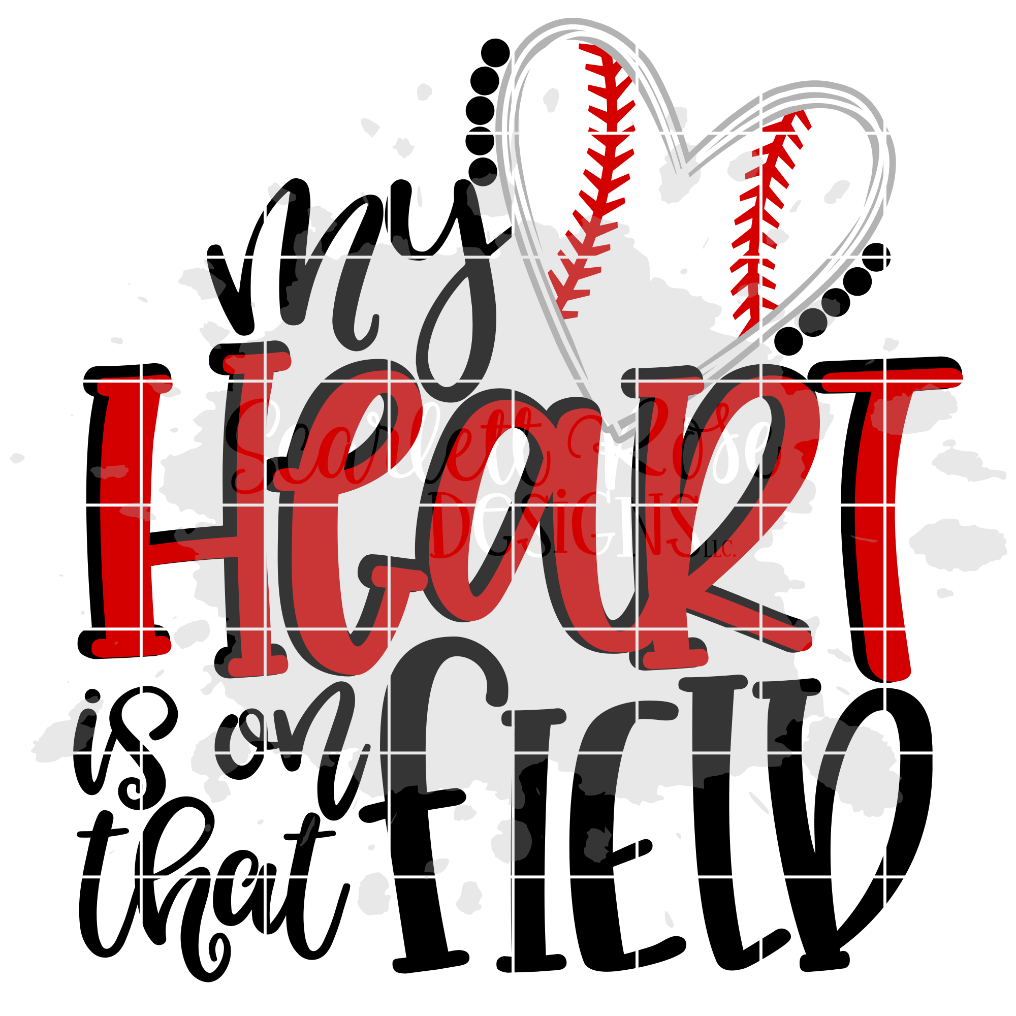 Download My Heart Is On That Field Baseball Svg Svg Cut File Scarlett Rose Designs