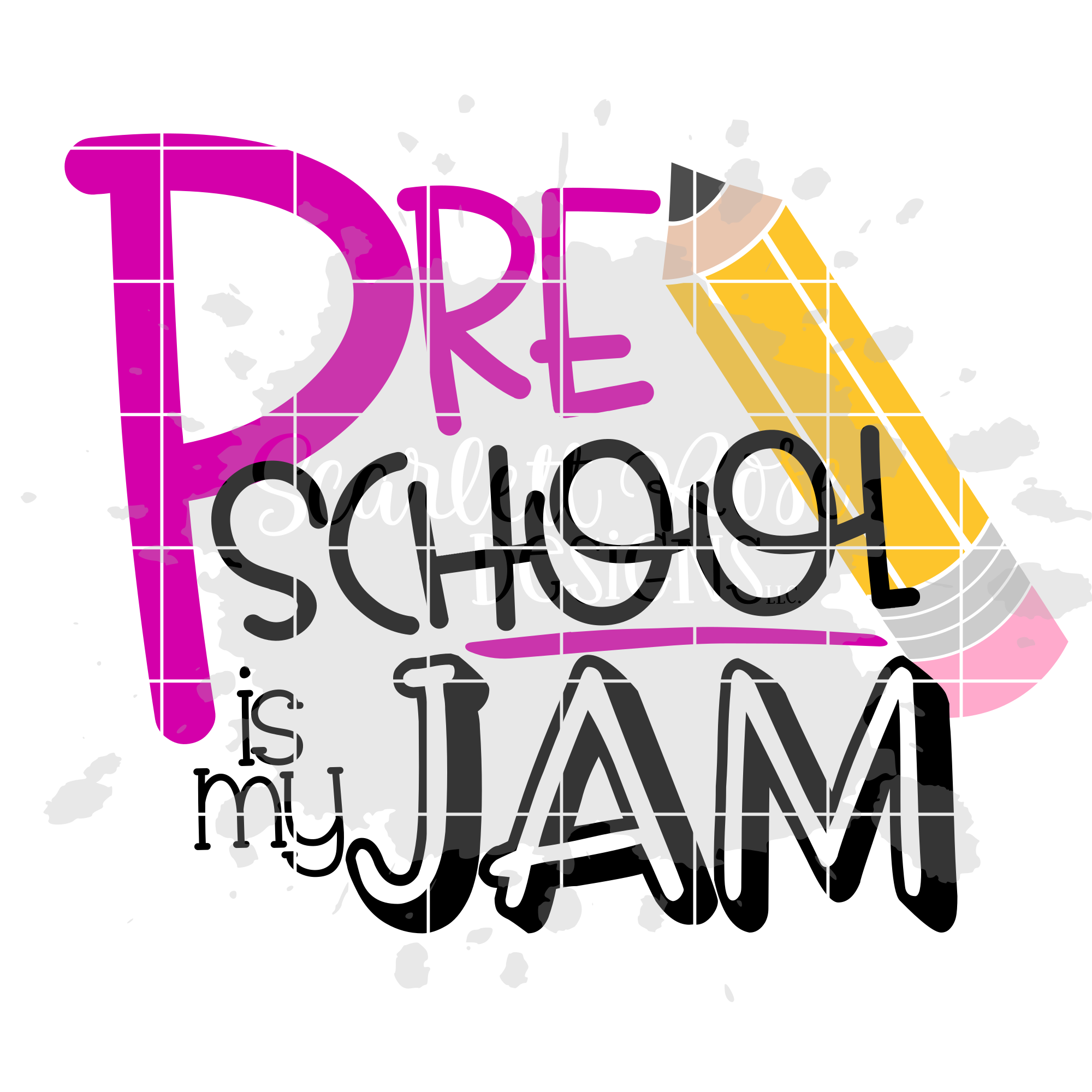 Download School SVG, Preschool is my Jam SVG cut file - Scarlett ...