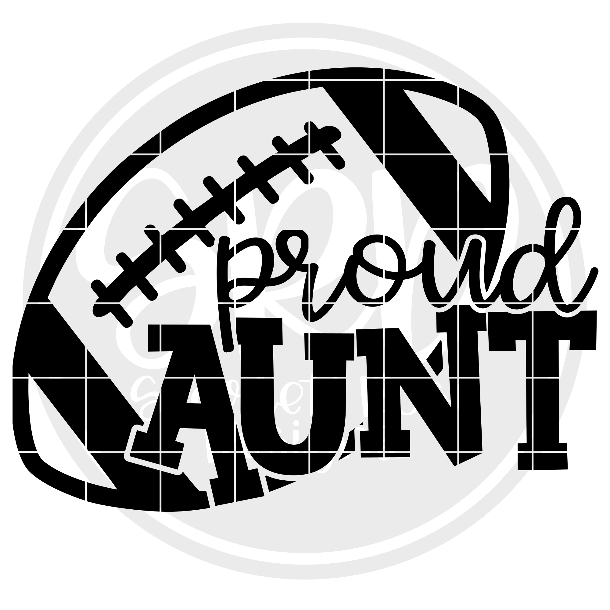 Sports Svg Proud Aunt Football Svg Cut File Scarlett Rose Designs