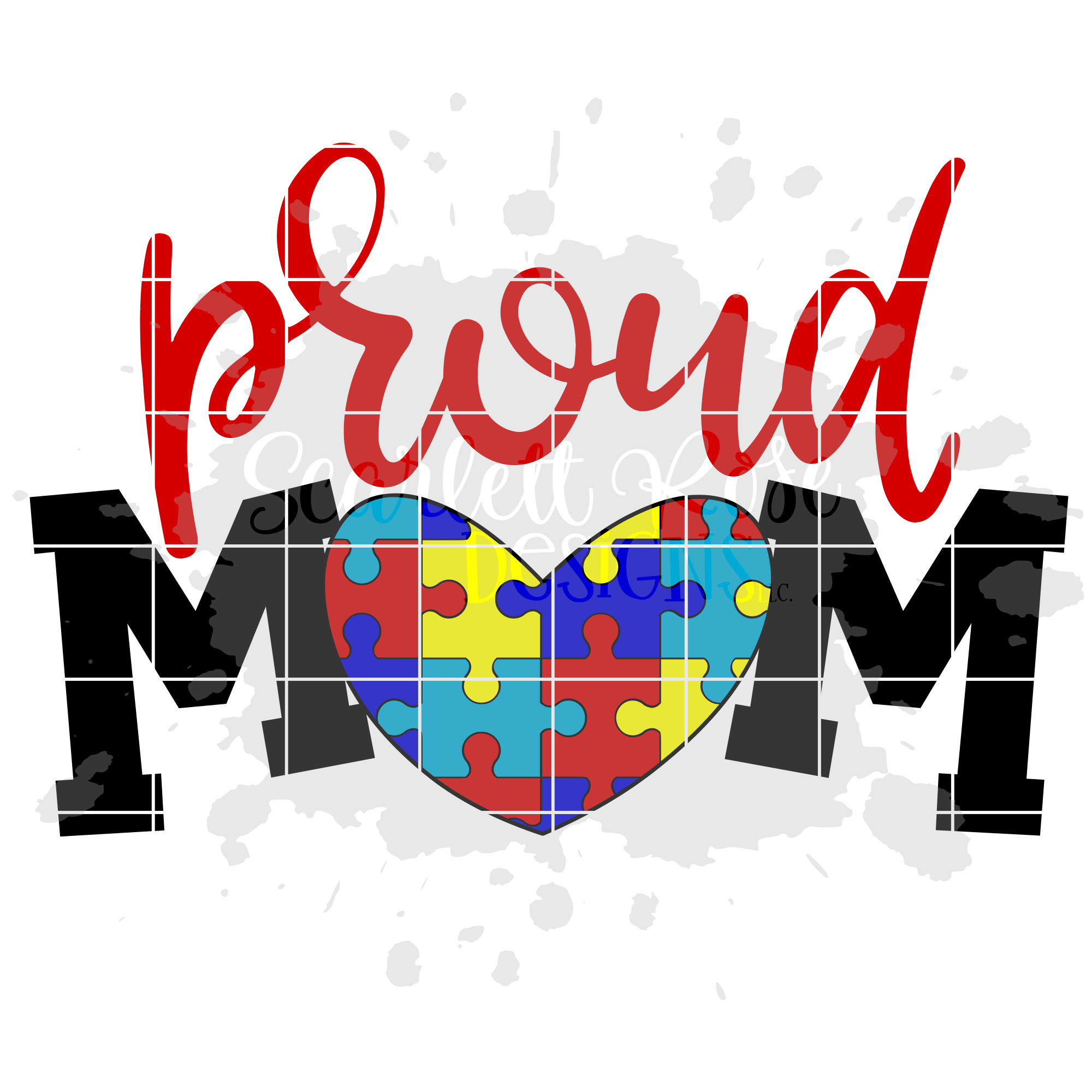 Download Autism Awareness, Proud Mom- - Autism SVG - Scarlett Rose Designs