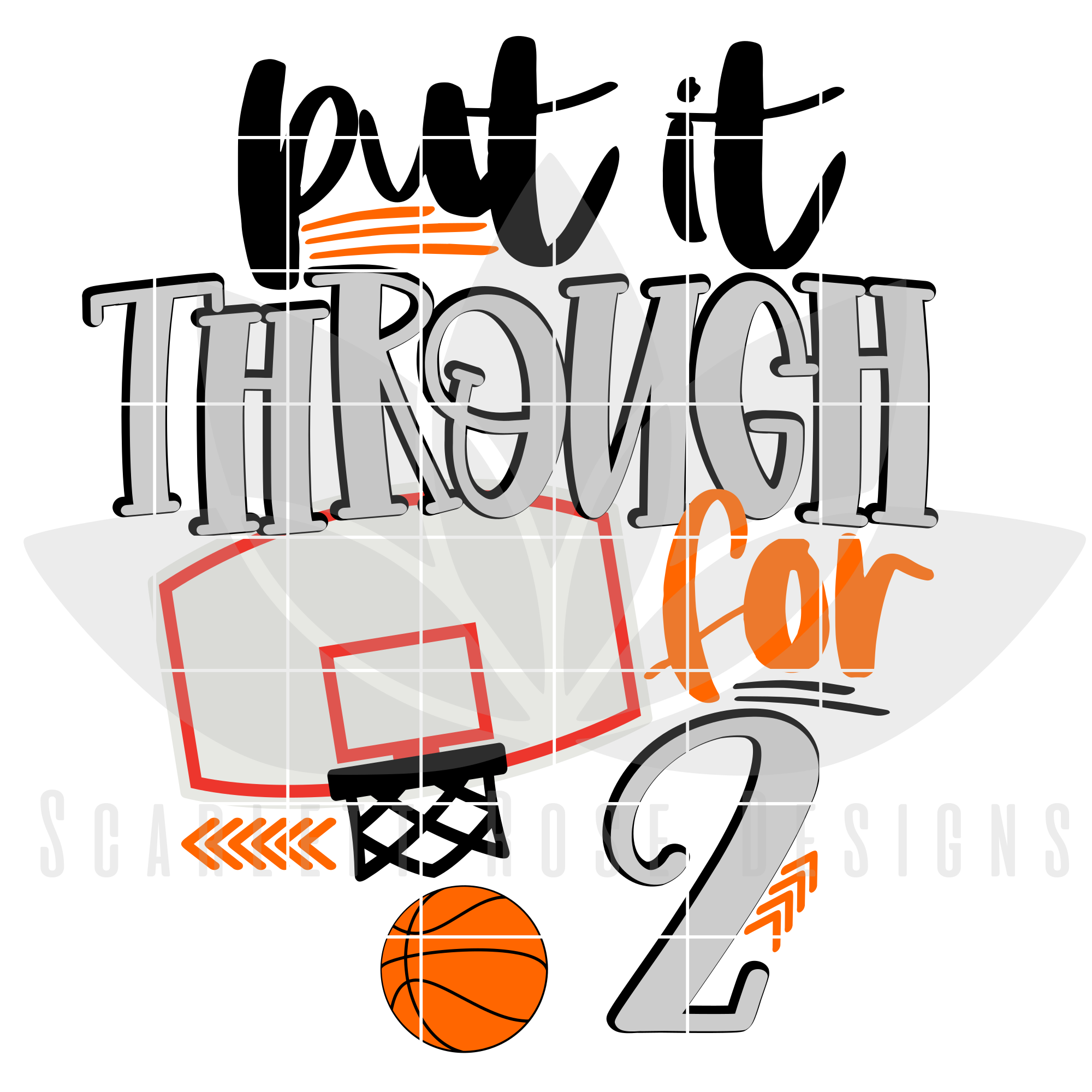 Download Basketball SVG, Put It Through For 2 SVG, DXF, PNG Basketball cut file - Scarlett Rose Designs