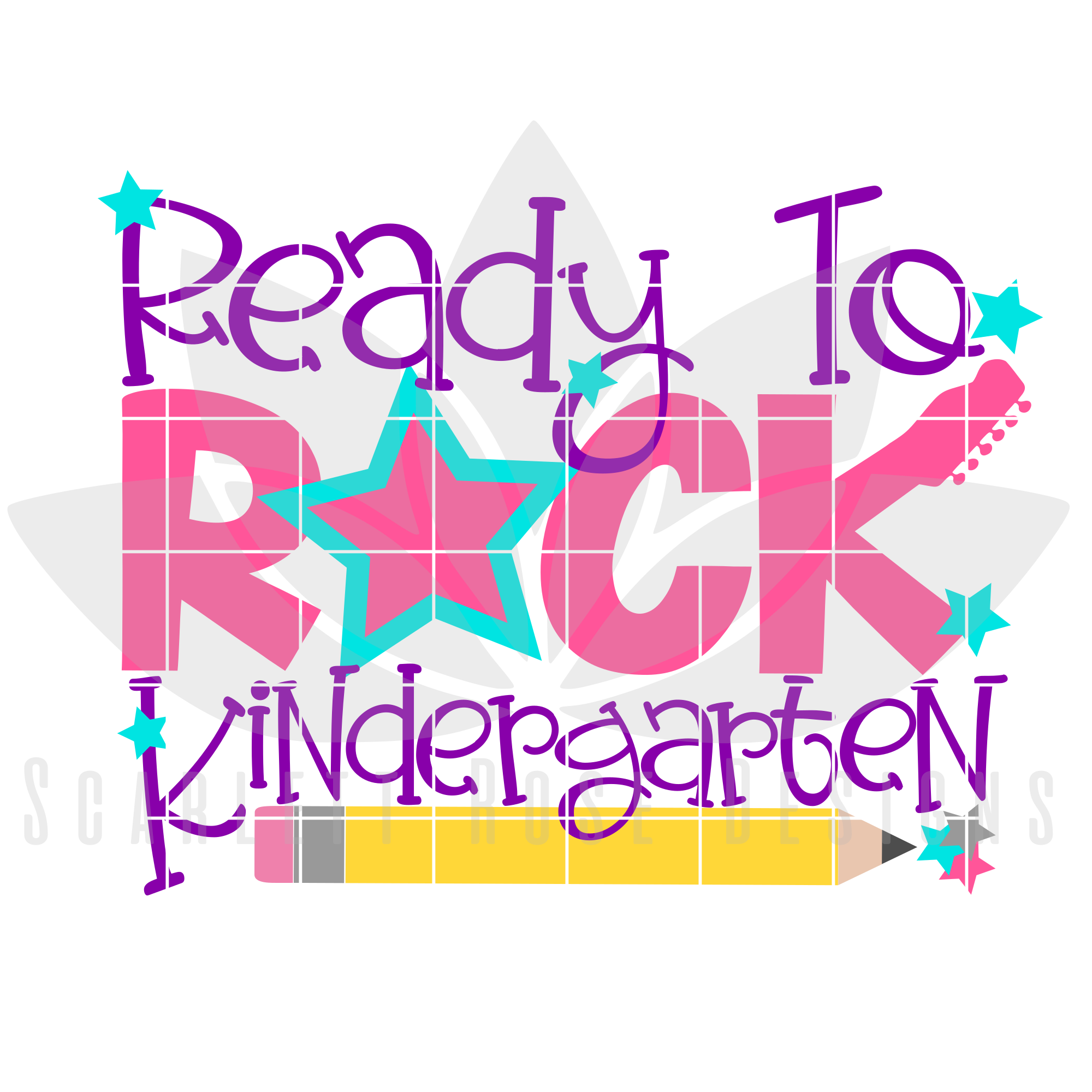Download Ready To Rock Kindergarten Svg Scarlett Rose Designs