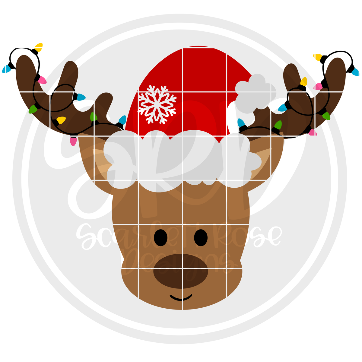 Reindeer Boy SVG cut file - Scarlett Rose Designs