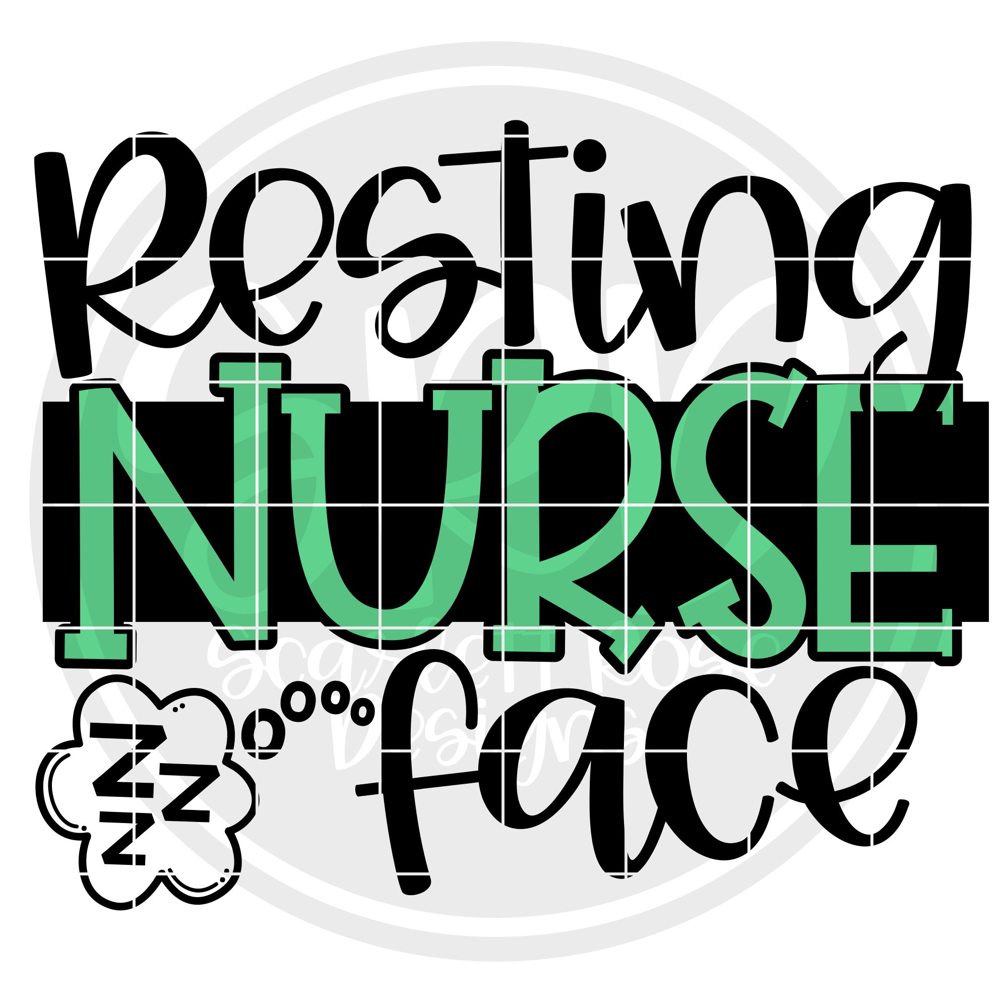 Download Nurse SVG, Resting Nurse Face SVG cut file - Scarlett Rose ...