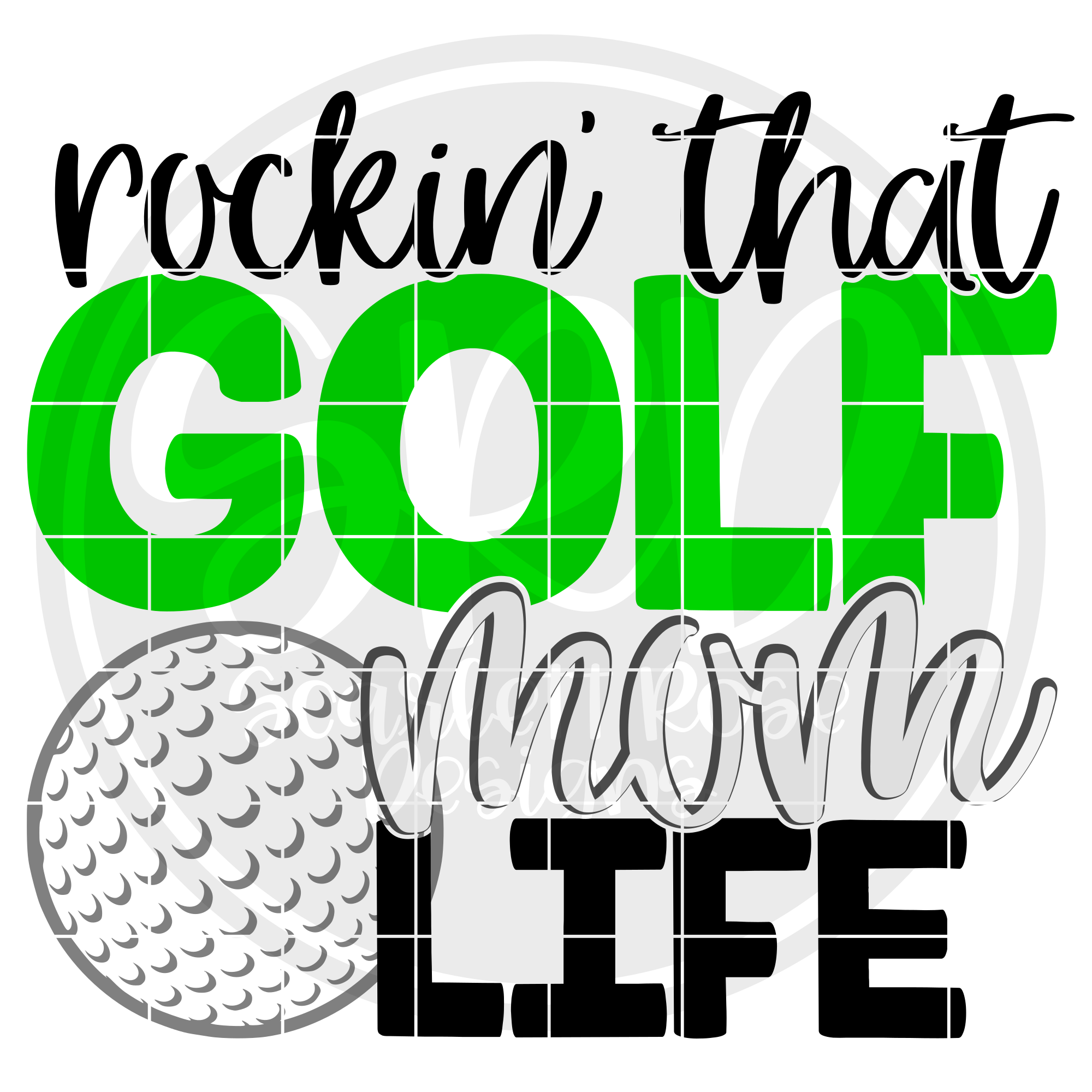 Download Sports SVG, Rockin' that Golf Mom Life SVG cut file - Scarlett Rose Designs