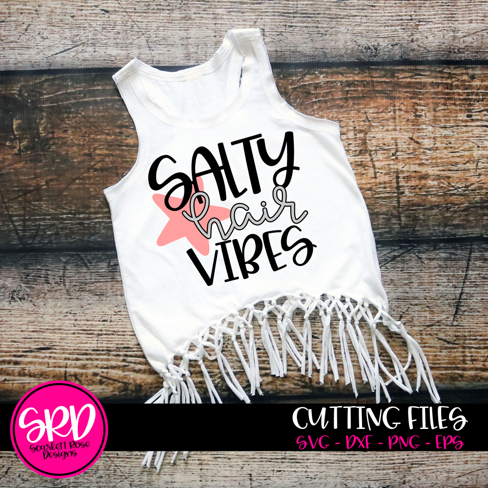 Download Summer Svg Salty Hair Vibes Svg Scarlett Rose Designs