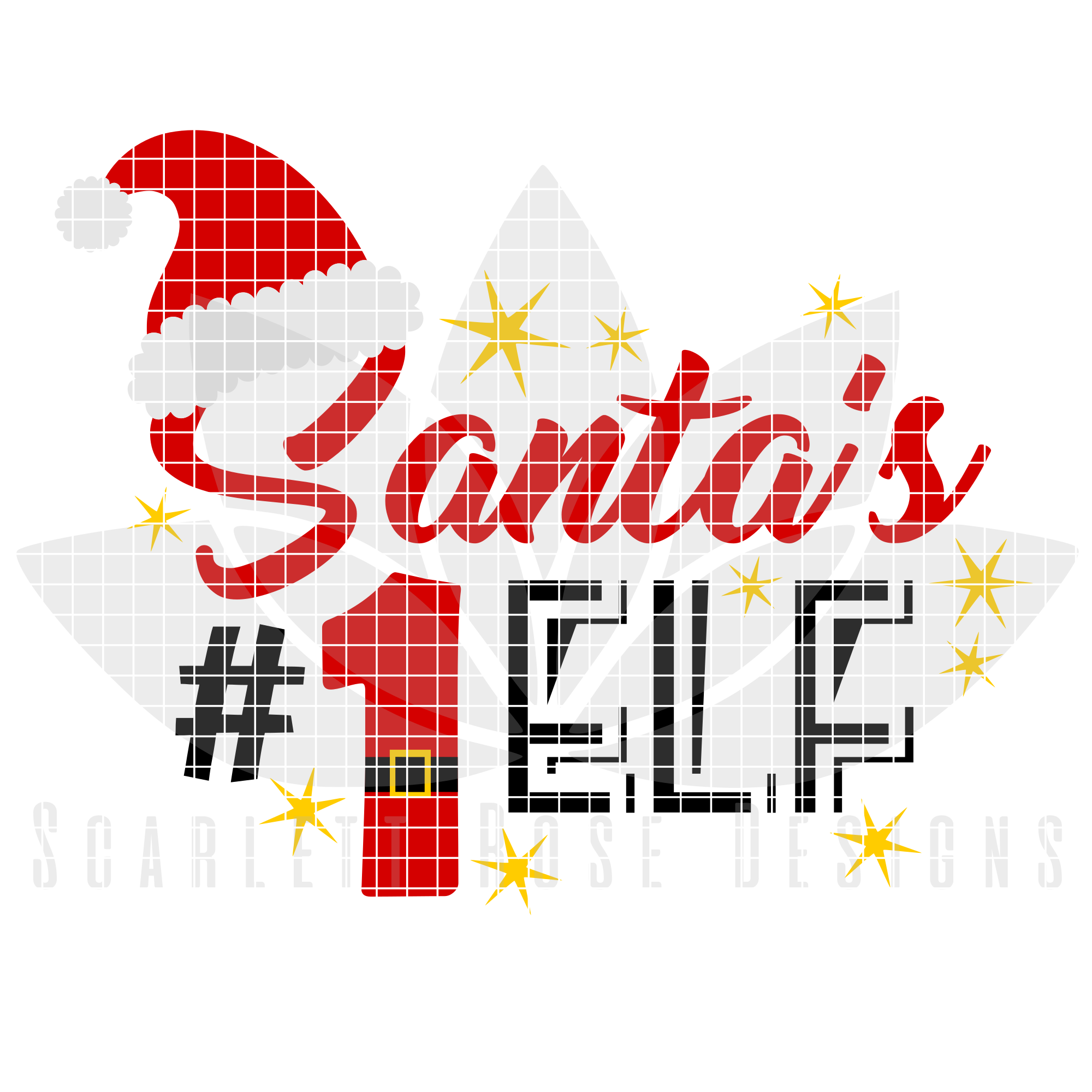 Christmas Svg Santa S Number 1 Elf Cut File Scarlett Rose Designs