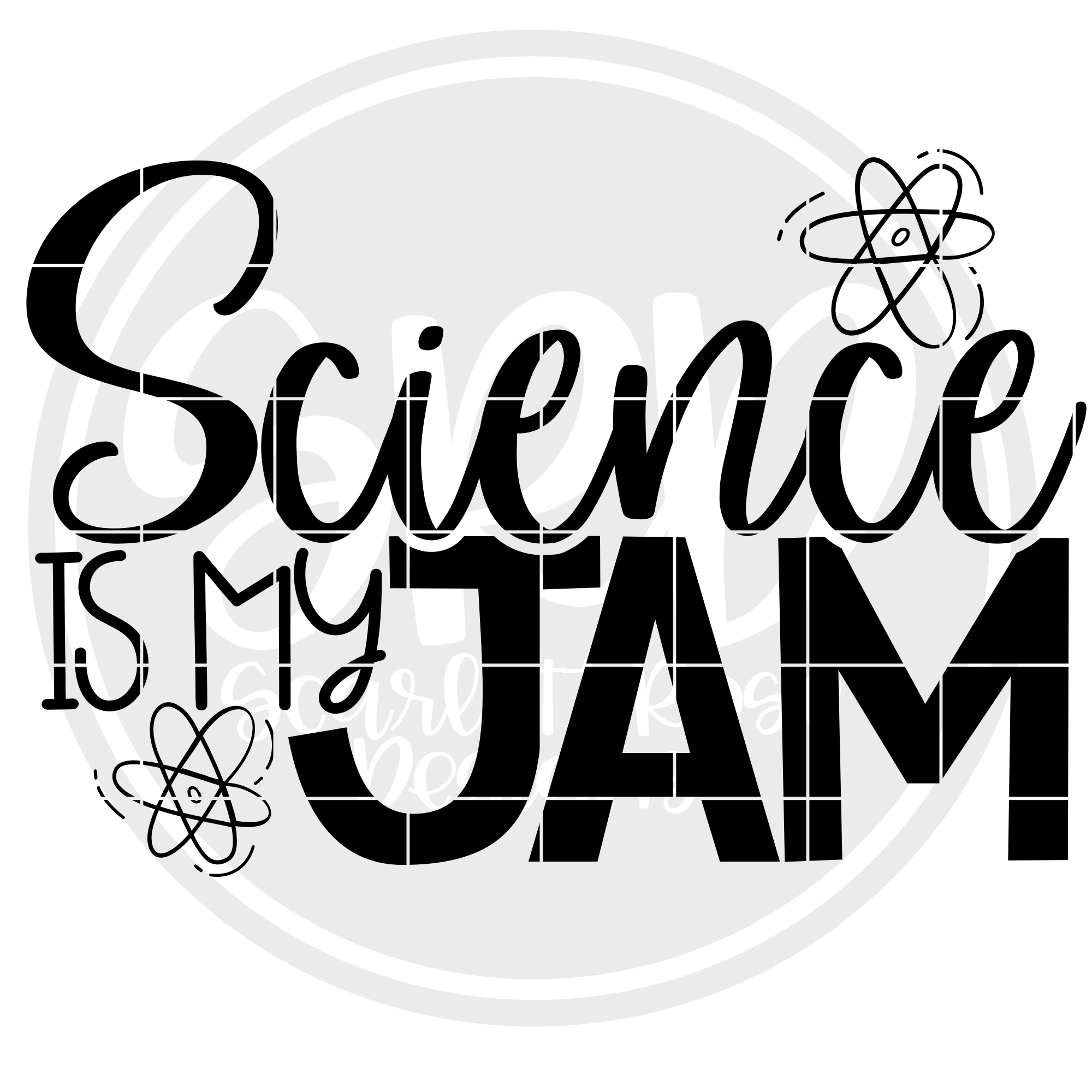 School Svg Science Is My Jam Svg Cut File Scarlett Rose Designs
