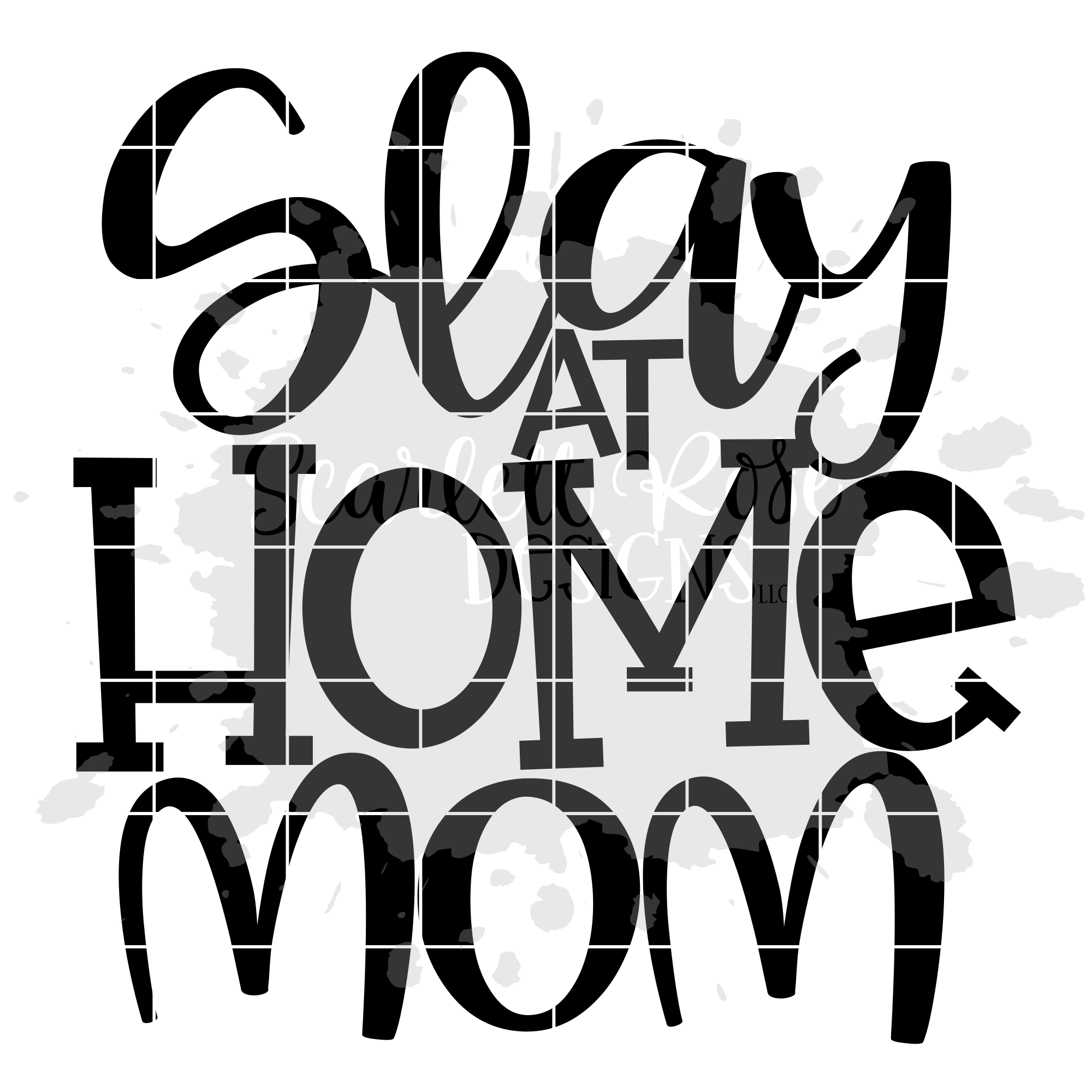 Slay At Home Mom Svg Cut File Scarlett Rose Designs