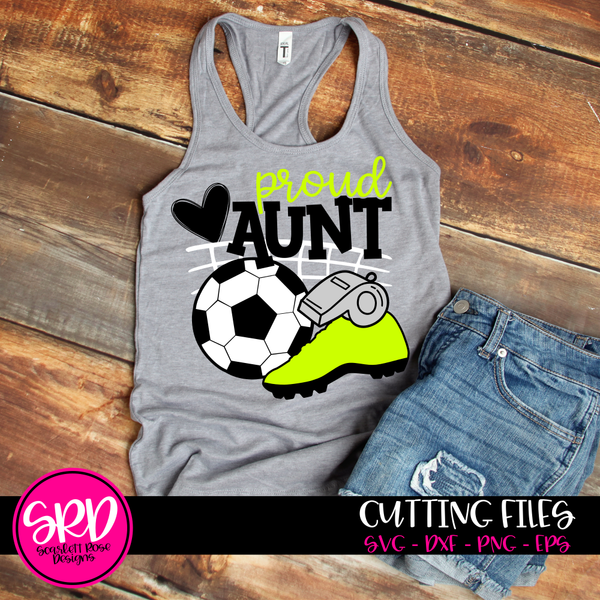 Download Soccer SVG, Soccer Gear - Proud Aunt SVG cut file ...