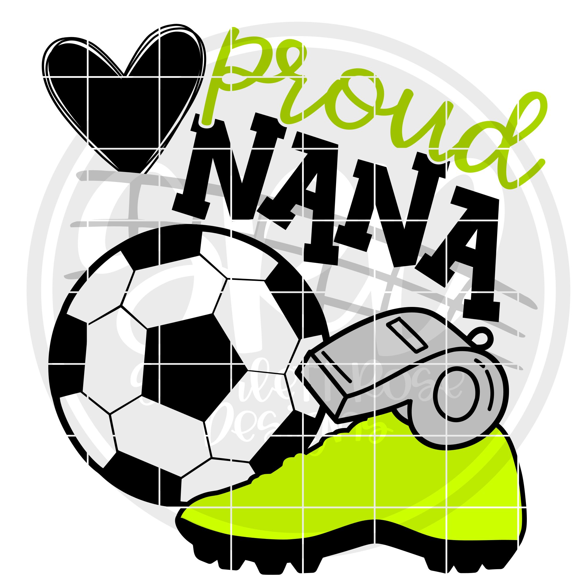 Download Soccer Svg Soccer Gear Proud Nana Svg Cut File Scarlett Rose Designs