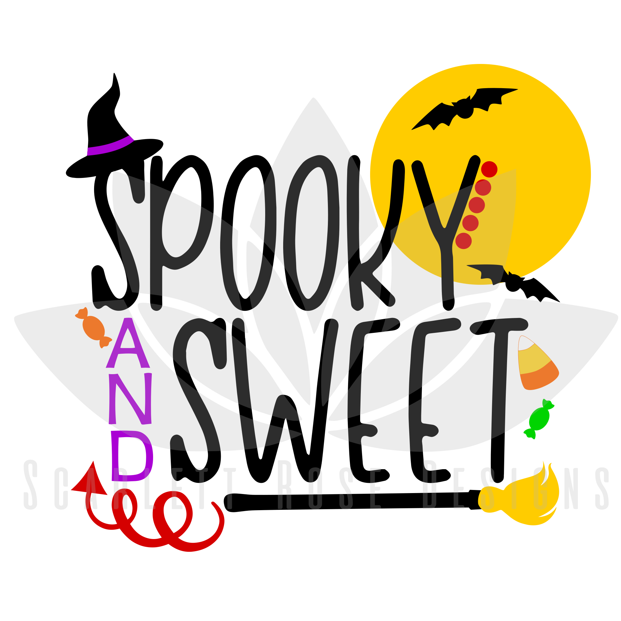 Download Halloween SVG, Spooky and Sweet Halloween cut files ...