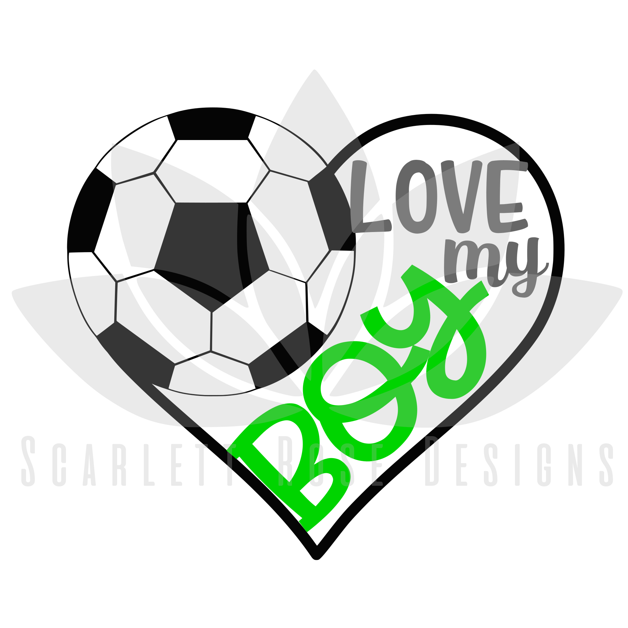 Download Soccer Sports SVG cut file, Love my Boy Soccer Heart ...