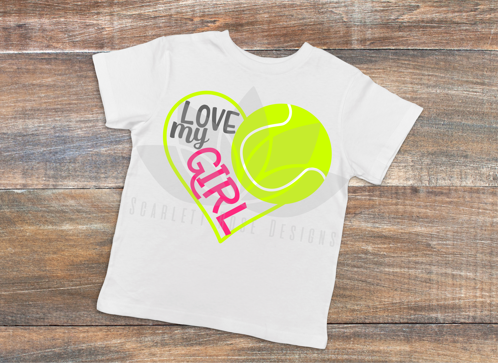 Download Tennis Heart Svg Tennis Mom Love My Girl Cut File Scarlett Rose Designs