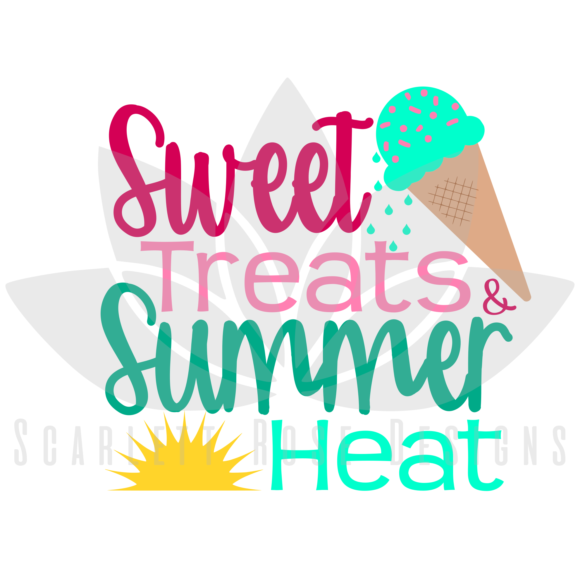 Download Summer Beach SVG cut file, Ice Cream, Sweet Treats and ...