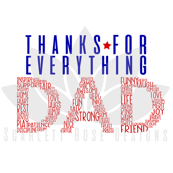 Download Father's Day, Best Dad SVG cut file, Father's Day, Best Dad SVG cut file, Thanks for Everything ...