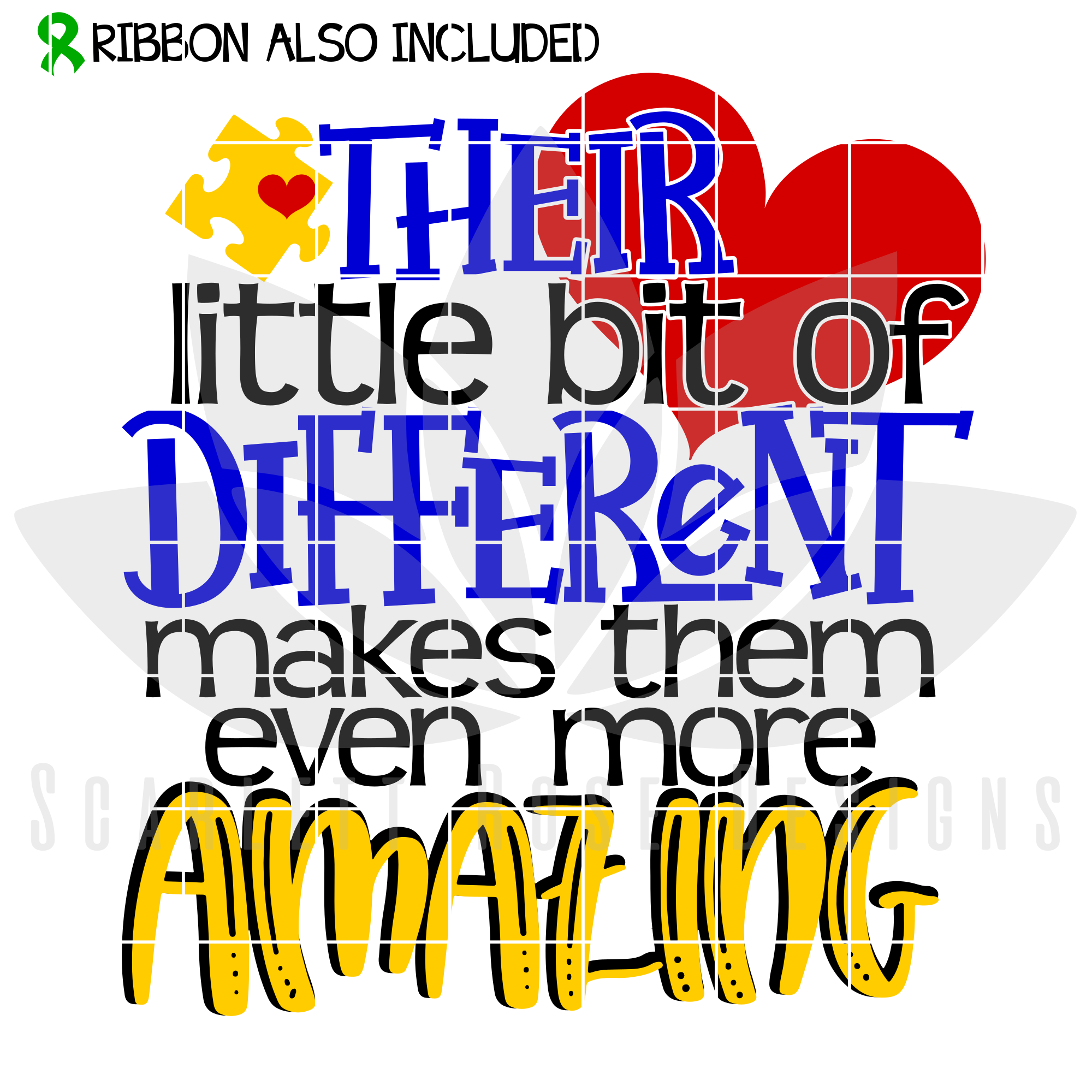 Download Autism Awareness Special Education Teacher Their Little Bit Of Different Makes Them Even More Amazing Svg Scarlett Rose Designs
