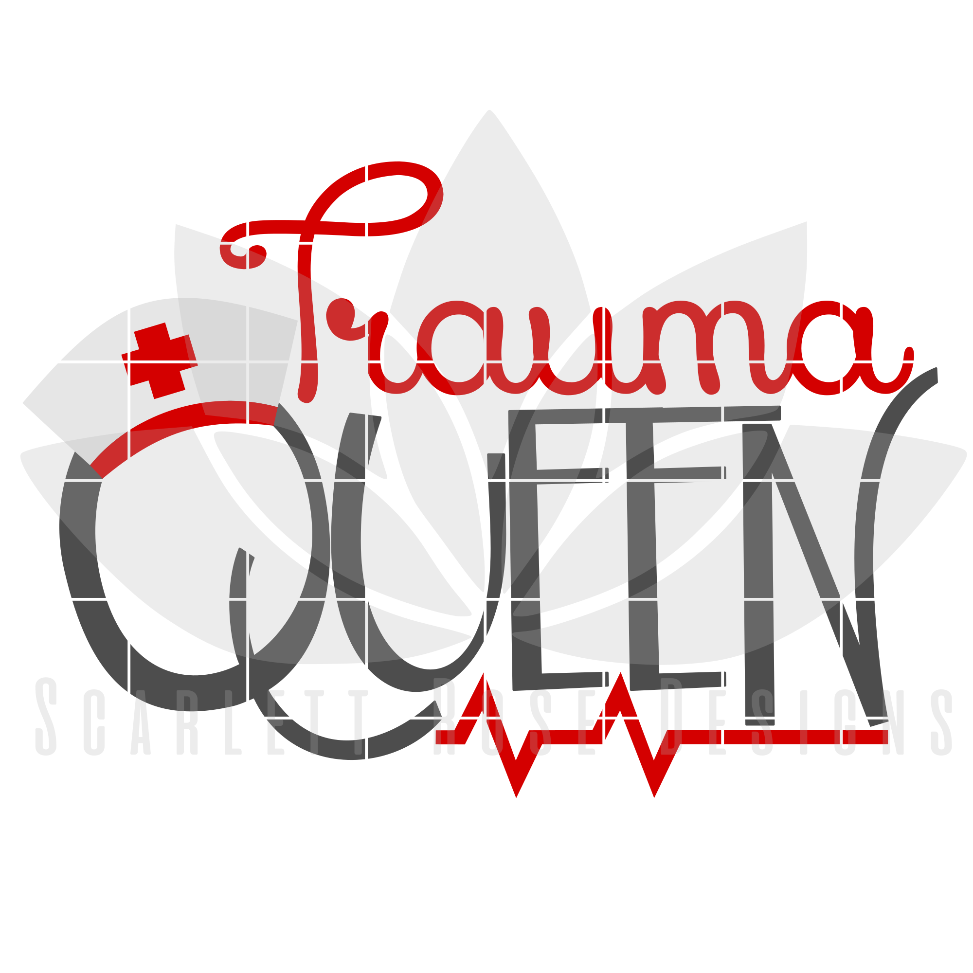 Download Nurse Svg Scrubs Trauma Queen Svg Cut File Scarlett Rose Designs Yellowimages Mockups