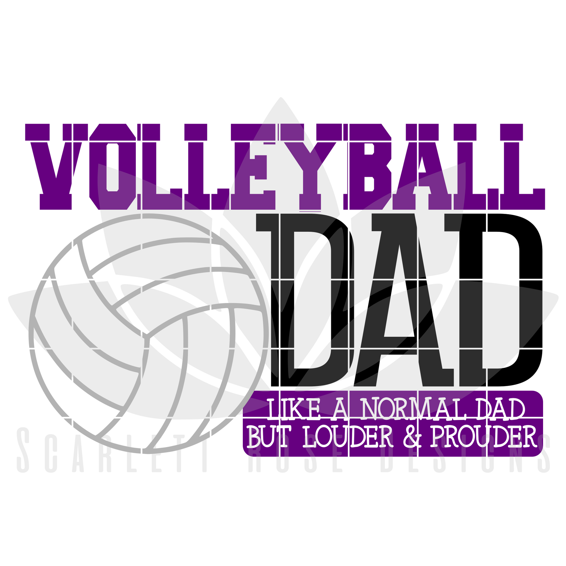 Download Sports SVG, Volleyball Dad - Volleyball Mom SVG SET cut file - Scarlett Rose Designs