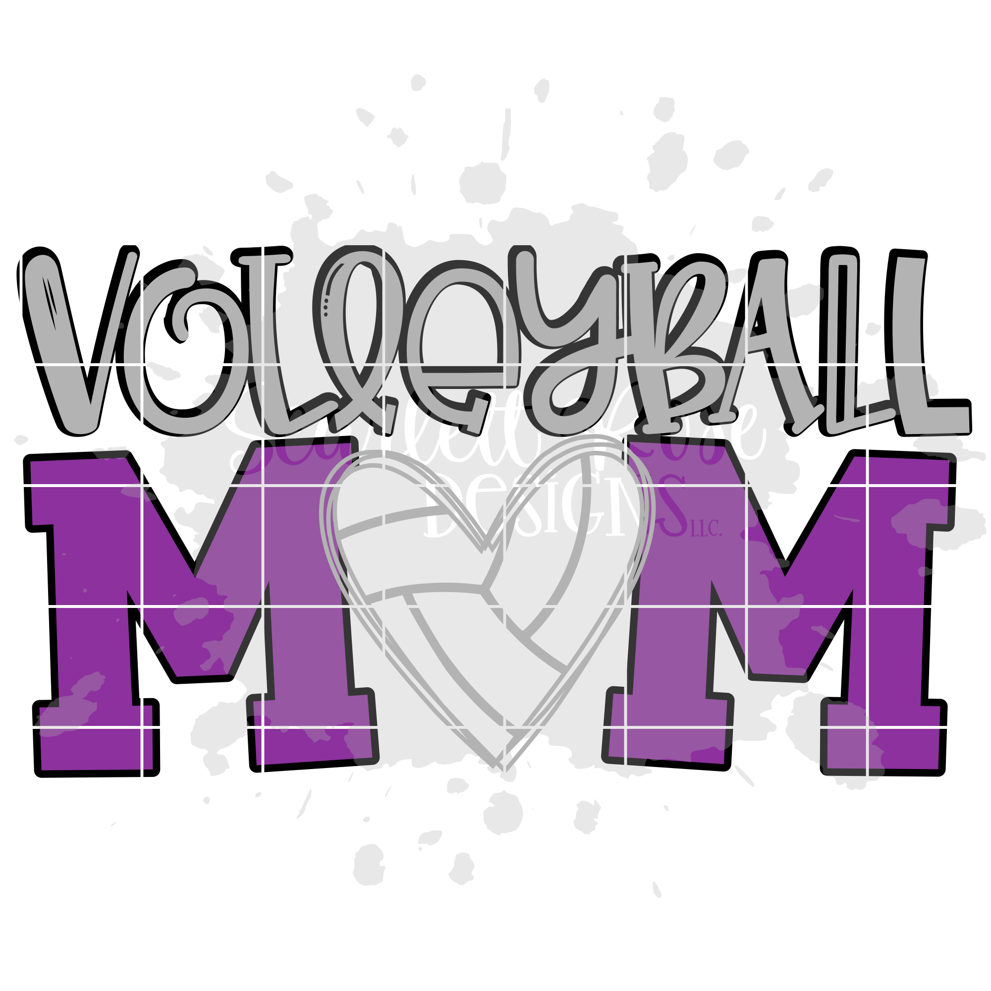 Volleyball Mom SVG cut file - Scarlett Rose Designs