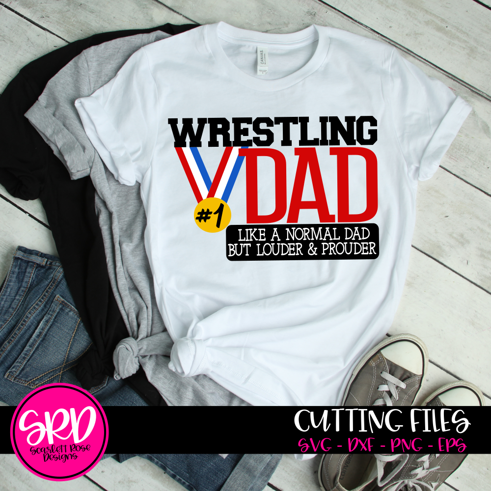 Download Sports SVG, Wrestling Dad - Wrestling Mom SVG SET cut file - Scarlett Rose Designs