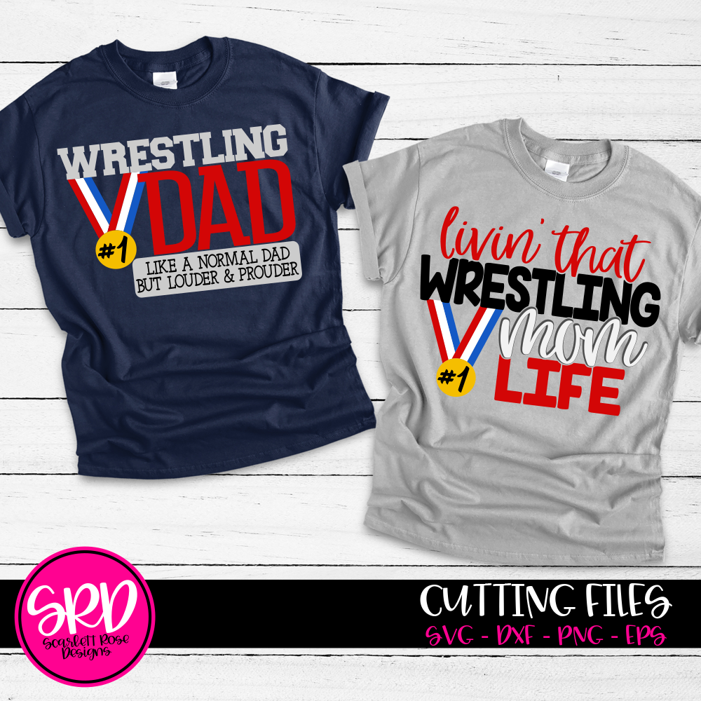 Download Sports SVG, Wrestling Dad - Wrestling Mom SVG SET cut file ...