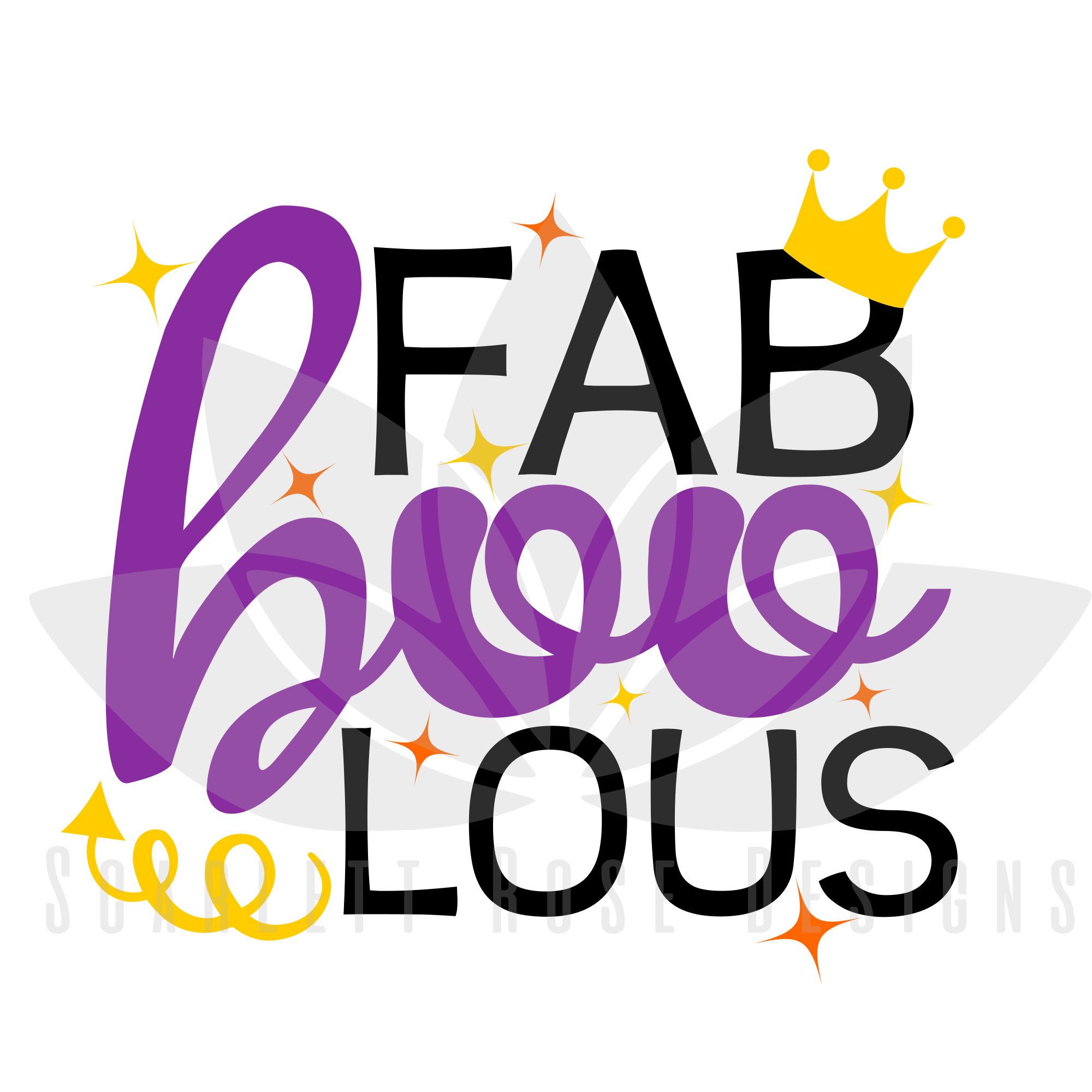 Download Halloween SVG, Fab Boo Lous, shirt design cut file - Scarlett Rose Designs