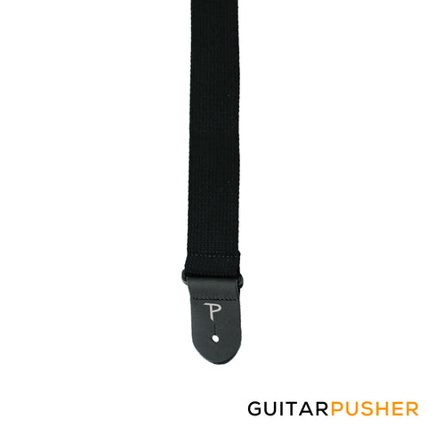 Perri's Leather Extra Long Poly Pro 2 Guitar Strap w/ Black Fabric En –  GuitarPusher