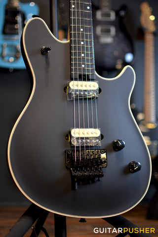 evh wolfgang usa stealth black guitar