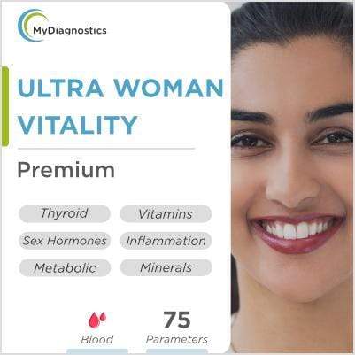 MyDiagnostics Ultra Woman- Hormonal Imbalance, Female Fertility FSH LH Prolactin Test at Home in chennai