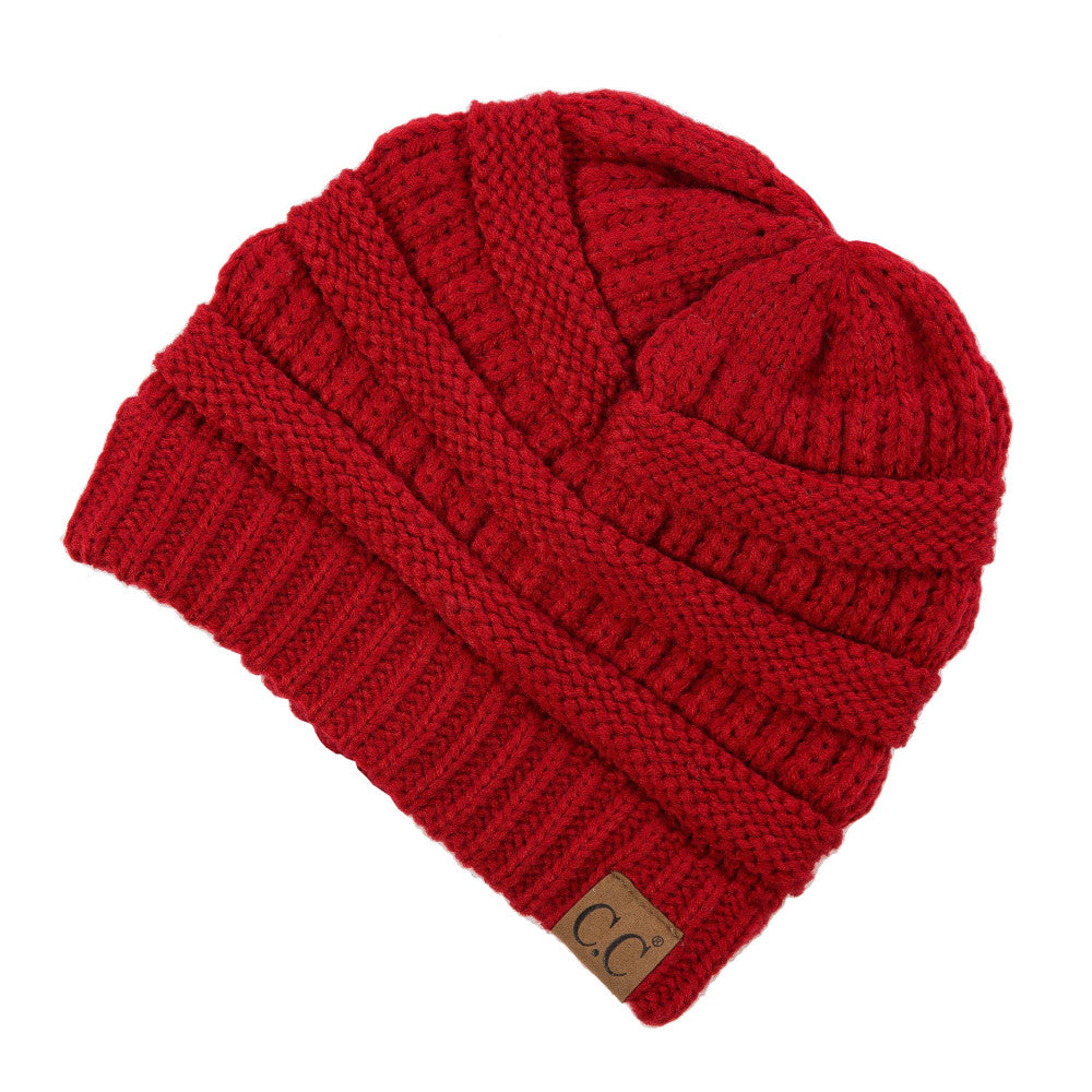 CC Beanie - Classic Cable-Knit Beanie – True Betty Boutique