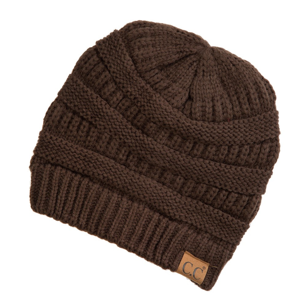 CC Beanie - Classic Cable-Knit Beanie – True Betty Boutique