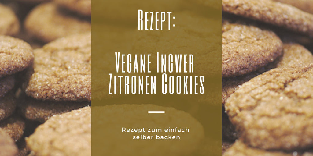 Vegane Ingwer Zitronen Cookies Rezept