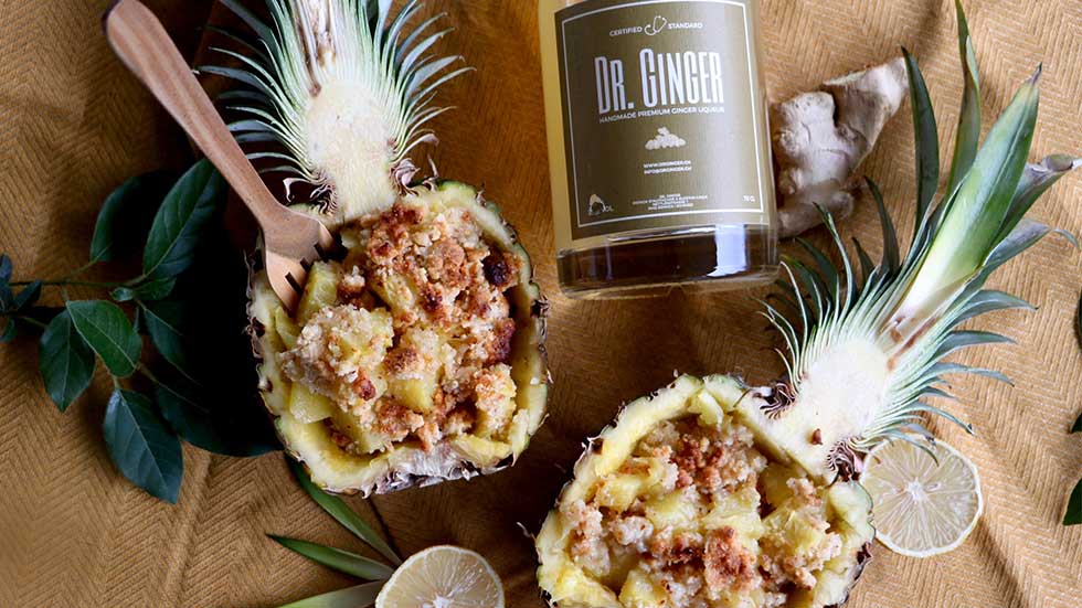 Ananas-Ingwer-Crunch Rezept