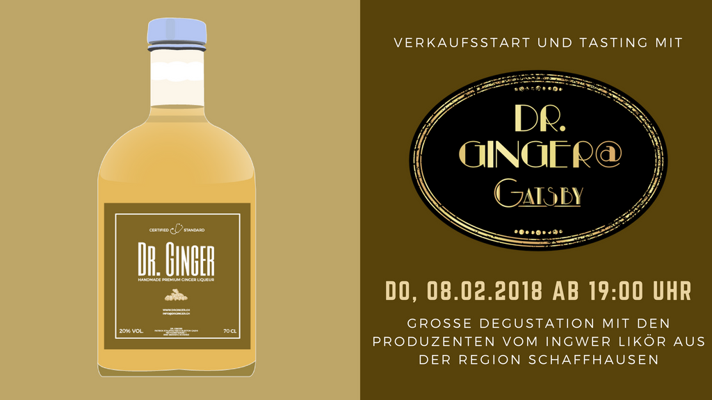 Dr. Ginger Ingwer Likör im Swiss Casino Schaffhausen