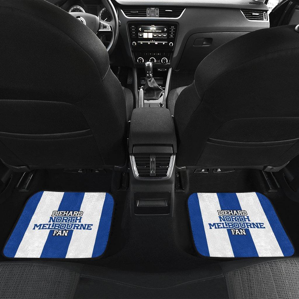 Diehard North Melbourne Fan Car Mats Set Of 4 Aussie Rules