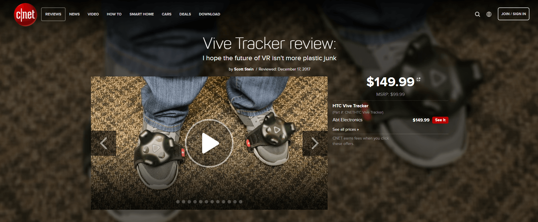 vive tracker review