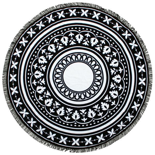 round beach towel for two