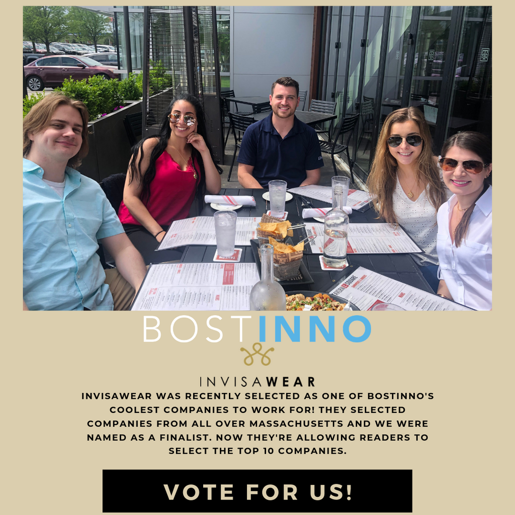 Vote for US! We're Finalist in BostInno's Coolest Companies to Work For! - invisaWear® Blog