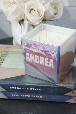 TAJA Collection Personalized Candle
